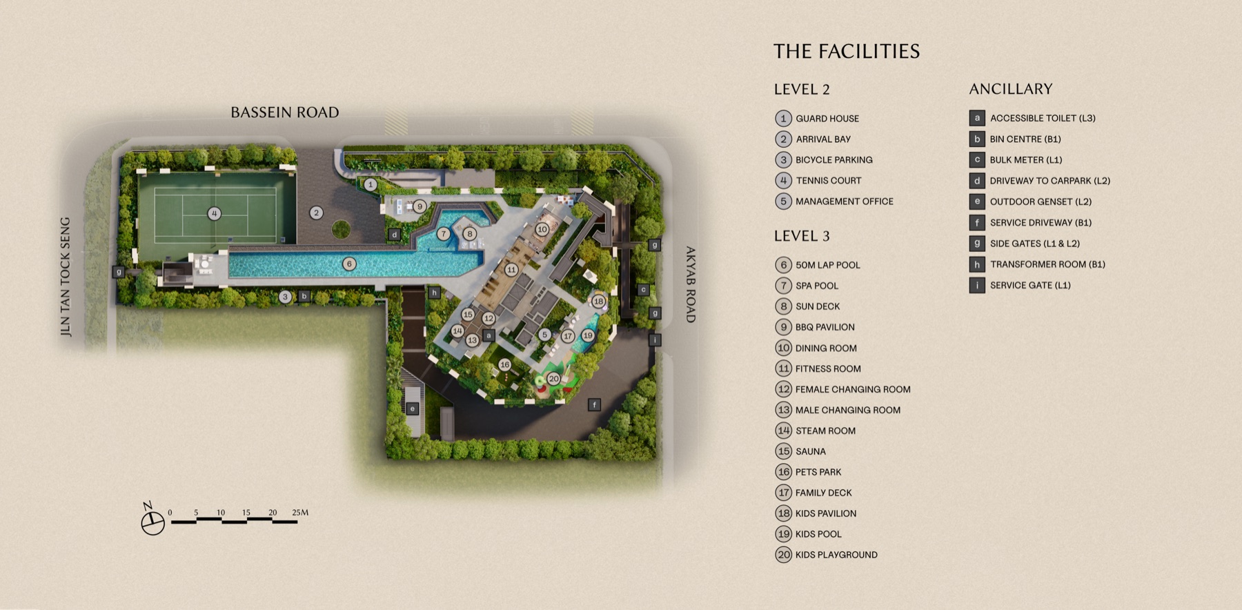 The Serra Residences Level 3 Facilities Deck